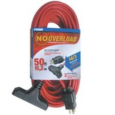 PRIME Cord Ext Cirbrkr 14/3X50Ft Red CB614730